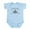 Sky Blue, variant on CafePress - Culpeper Flag Infant Bodysuit - Baby Light Bodysuit, Size Newborn - 24 Months