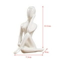 thumbnail image 4 of 2 estatuas de Yoga modernas , escultura de cerámica para , decoración de escritorio, inauguración de, 4 of 8