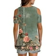 thumbnail image 6 of Womens Shirts Dressy Casual Womens Tops Plus Size Dressy Casual Shirts for Women Dressy Casual Petite Women V Neck Blouse Summer Tees for Women 2025, 6 of 6