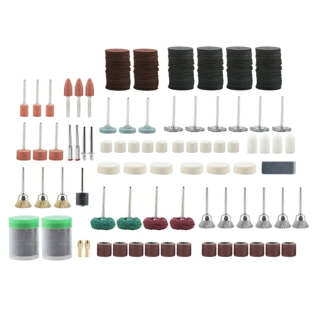 Ensemble d'Accessoires d'Outil Outil de Meulage Outil de Meulage 347Pcs Ponçage Outil de Polissage Kit Accessoire de Roue