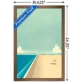 thumbnail image 3 of Art Deco - Beach Wall Poster, 14.725" x 22.375", Framed, 3 of 3