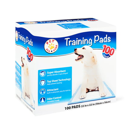 Pet All Star Training Pads, 22 in x 22 in, 100 (Best Price Puppy Training Pads)