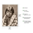 thumbnail image 2 of Ah Chee Lo - Portrait of a Child - The North American Indians - Vintage B&W Historical Photograph by Edward S. Curtis c.1905 - Master Art Print 10in x 14in, 2 of 4