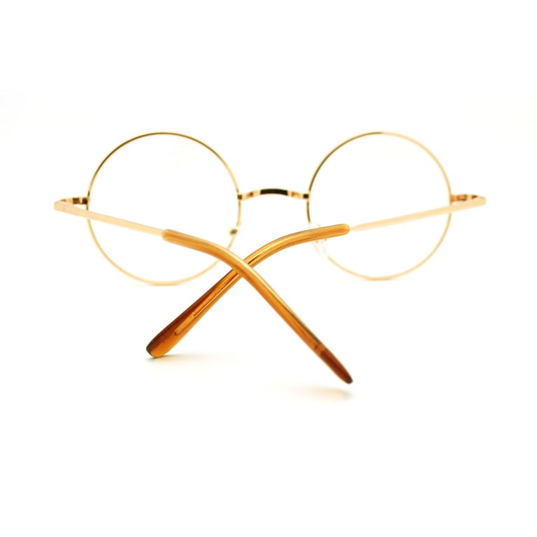 Gold rim cheap fashion glasses