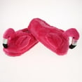 thumbnail image 6 of QccHieUs Soft Cotton Slippers Indoor Shoes Flamingo Soft Shape - Rose, Full Slippers Rose 1, 6 of 9