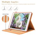 thumbnail image 4 of Case for New iPad 9.7" 2018 2017/ iPad Pro 9.7"/ iPad Air 2 1,Allytech Glitter [Auto Wake/Sleep] Sparkly Bling PU Leather Folio Flip Stand Universal Wallet Cover for Apple iPad 9.7-inch Tablet,Gold, 4 of 8