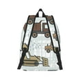 thumbnail image 3 of Balery Tractor and Dumper Vintage Canvas Backpack for Men and Women - Large Capacity, Durable Travel Laptop Bag for School, Work, Hiking, and Outdoor Activities, 3 of 7