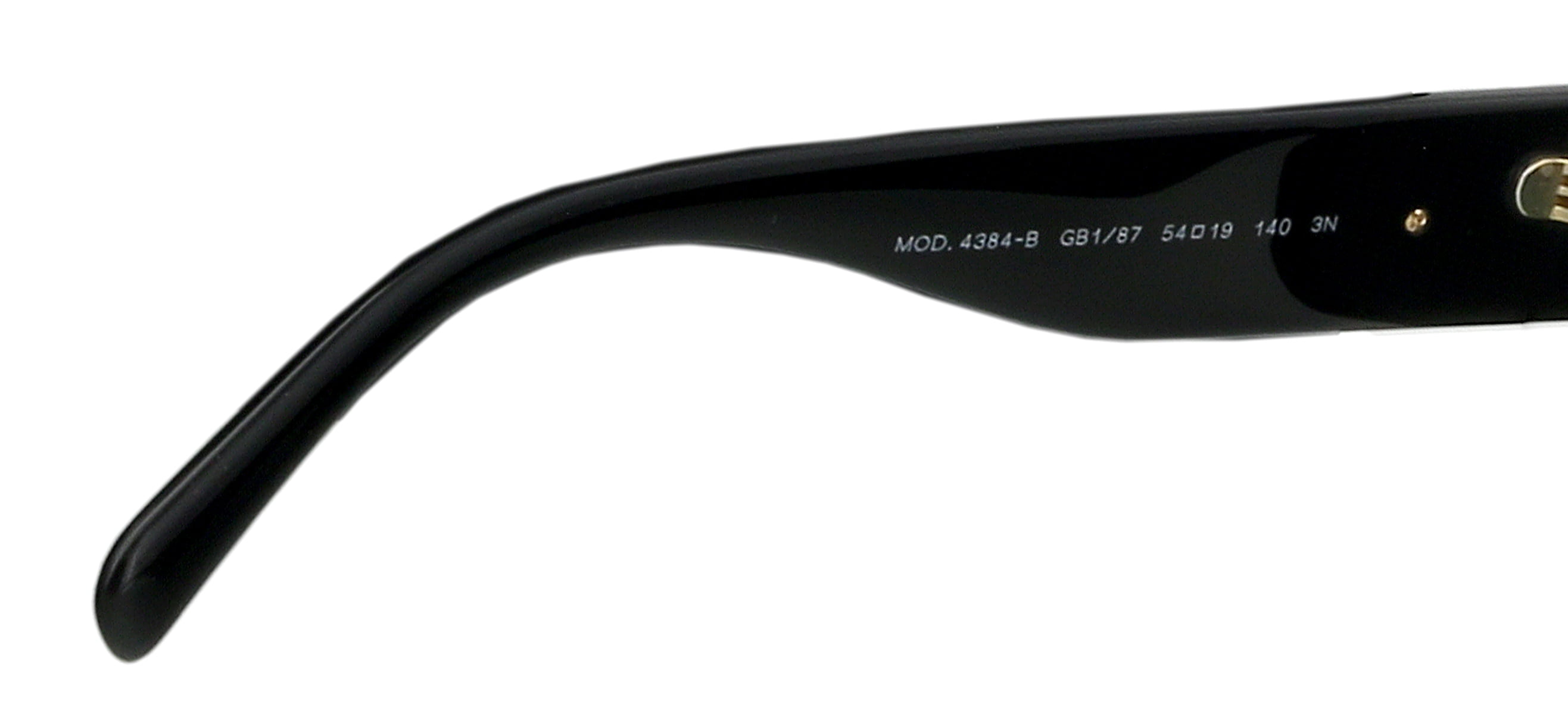 Versace Women's Square Sunglasses VE4384B GB1/87 54 - Black Frame