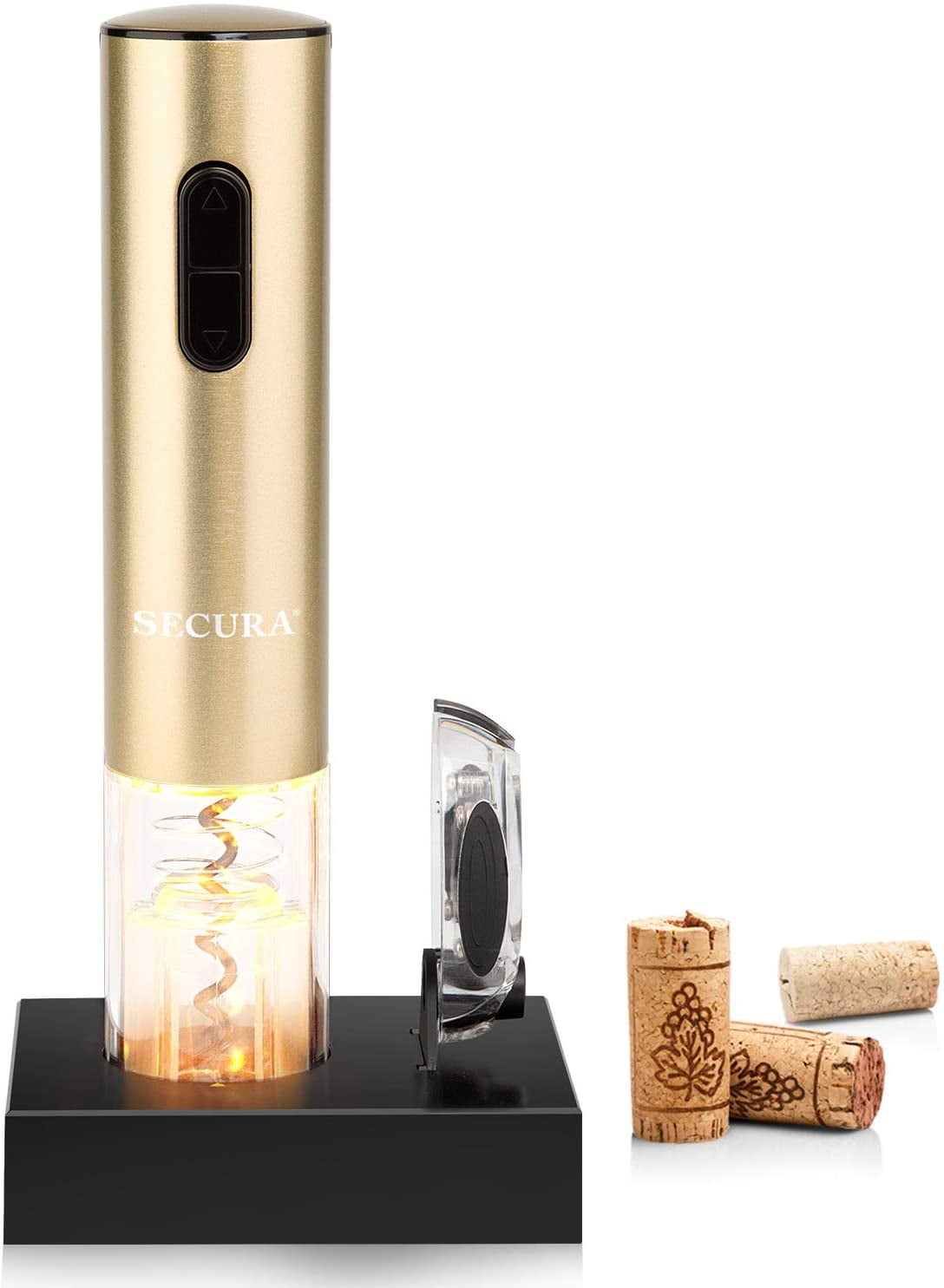 Th Automatic Corkscrew Wine Bottle Opener With Foil Cutter Electric