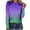 Purple, variant on IROINNID Womens Long Sleeve Tops Printed Loose T-shirt Blouse Round Neck Home Tops,Pink