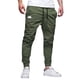 thumbnail image 1 of Pantalones informales de corte recto y cintura media para hombre - Largo completo, botones/bolsillos decorativos - Algodón - Tallas M-XXXL, 1 of 2
