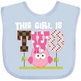 thumbnail image 3 of Inktastic 2nd Birthday Cute Owl 2 Year Old Girls Baby Bib, 3 of 4