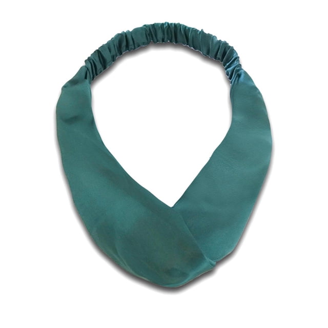 Fiudx Diadema de Seda, Suave y Cómoda, Estilo Retro Multicolor, Ideal En Uso Diario y La Oficina o En Ocasiones Especiales, Accesorio de Moda para Mujer, Disponible En 12 Colores.