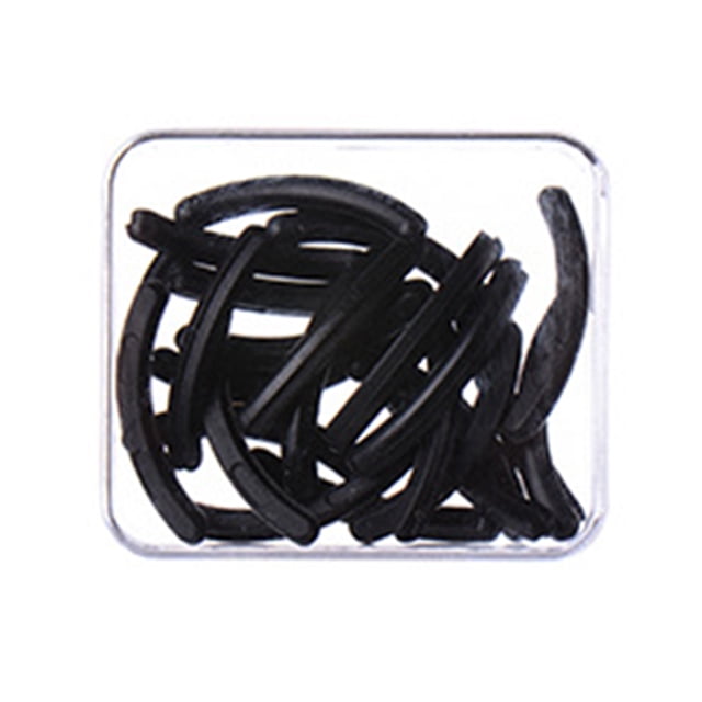 Qarigey Recambios para rizador de pestañas, almohadillas de repuesto universales profesionales, regalos, accesorios cosméticos, herramienta Cuidado del cabello negro, 30 piezas