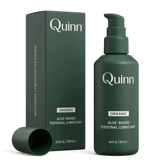 Quinn Wellness Lube, Natural Aloe & Water Based Personal Lubricant, Organic, 4.0 fl oz