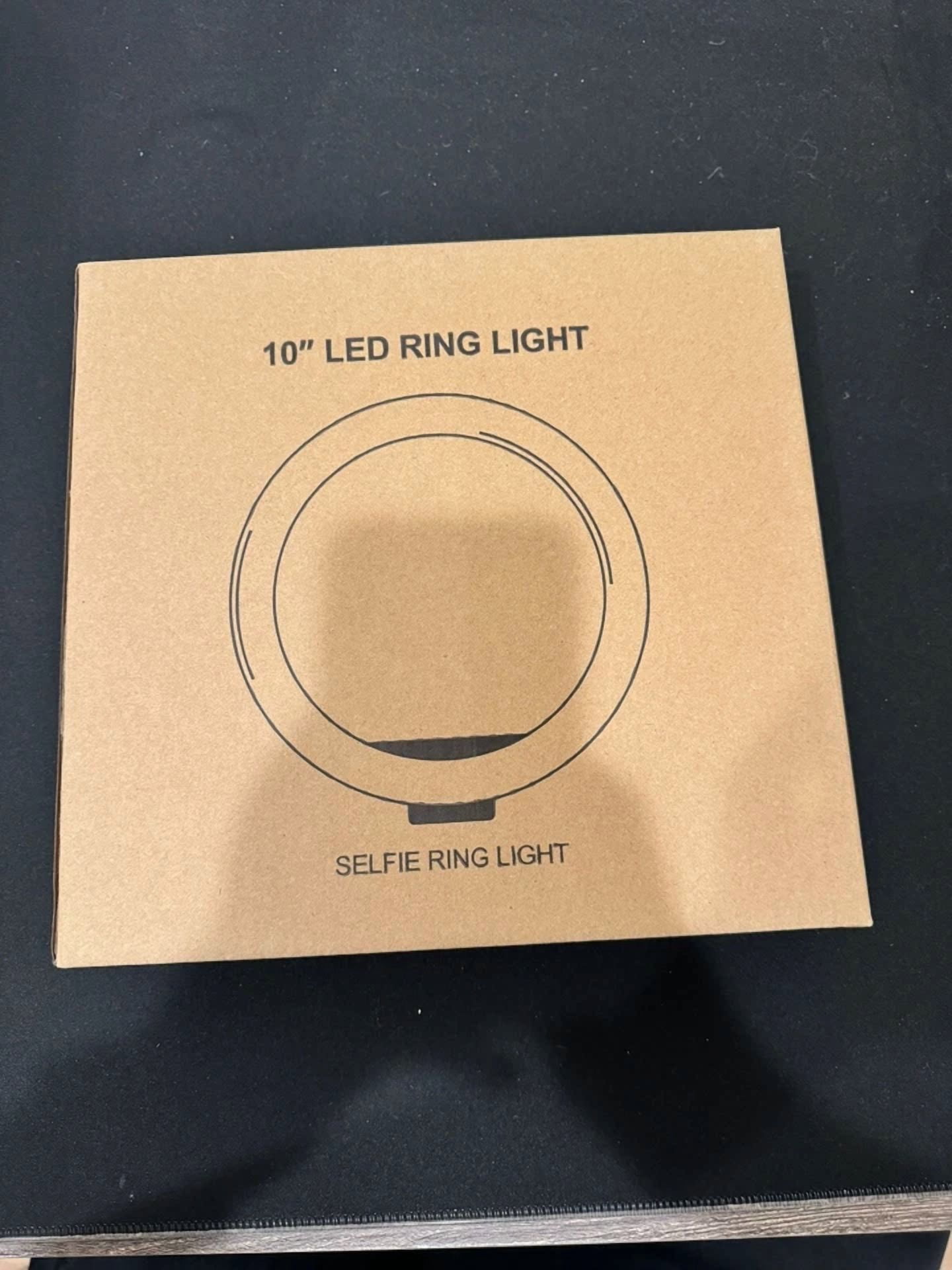 CRESTIN- New 10-Inch Selfie Led Ring Light With Tripod Stand, 3 Phone Holders, Ring Light