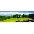thumbnail image 2 of Hausenflock, Alan 24x11 White Modern Wood Framed Museum Art Print Titled - Crozet Mountains II, 2 of 4