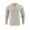 Khaki-1, variant on Stamzod Men's Long Sleeve Waffle Thermal Shirt Slim Fit Stretch Pullover Underwear Solid Fall Winter Casual Basic T-Shirt On