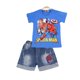 thumbnail image 2 of 2023 nuevos conjuntos de niños de dibujos animados de verano de algodón para niños camiseta y pantalones cortos de mezclilla conjunto de ropa para niños traje ropa Spiderman150 (8T) Gao Jinjia LED, 2 of 2