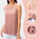 thumbnail image 3 of Camisetas sin mangas deportivas para mujer Camiseta suelta de secado rápido sin mangas para correr, 3 of 7