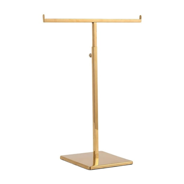 Soporte de exhibición de carteras, soporte para colgar bolsos, torre de joyería para mostrador de tienda, hogar Oro