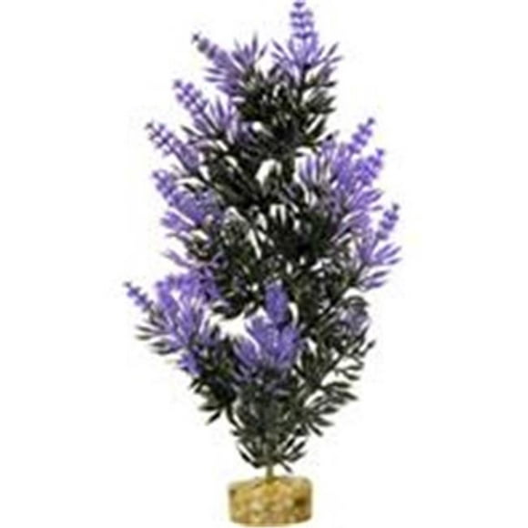 Blue Ribbon Pet Products 006096 Colorburst Florals Large Brush Plant - Black & Purple