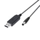 thumbnail image 4 of Cable convertidor de USB a CC, cable elevador de voltaje de 5 V a 9 V, 5,5 x 2,1 mm, conector CC macho, 1 m, nuevo, 4 of 6