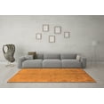 thumbnail image 3 of Ahgly Company Indoor Round Oriental Orange Traditional Area Rugs, 5' Round, 3 of 4