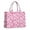Pink Breast Cancer, variant on Large Capacity Tote Bag,Pink Breast Cancer and Love Handbag Fashion Luxury Tote Bag,15.7"x13"x 5.1" Inches,Laptop Compatible