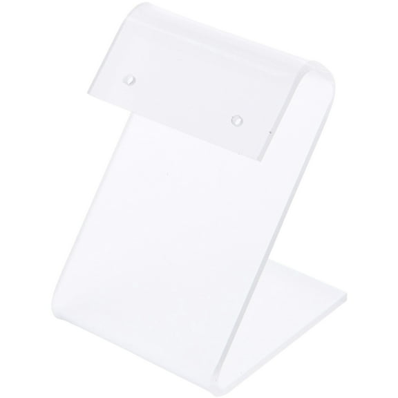 Plymor Frosted Acrylic Earring Display with Curved Top, 1.625" W x 2.375" H (Pack of 2)