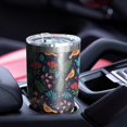 thumbnail image 5 of 30oz Pioneer Flower Floral Print Pattern Tumbler, Double Wall Vacuum Insulated Cup, BPA-Free Leak Proof Lid & Reusable Straws, Hot 12h, Cold 34h, 5 of 6