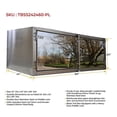 thumbnail image 6 of Steel Underbody Tool Box Kit – 24"x24"x60" Mirror Finish Side Mount Tool Box w/ Double Doors & Paddle Lock and 24"x24" Weld-On Aluminum Mounting Brackets for Flatbed Trailers, 6 of 11