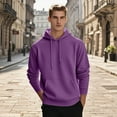 thumbnail image 2 of LWavelet Mens Pullover Hooded Sweatshirt Classic Fit Long Sleeve Hoodie with Adjustable Drawstring and Front Pocket for Everyday Wear and Comfort, 2 of 4