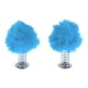 thumbnail image 1 of Accesorios para Casco de Motocicleta Decoración Resorte de Felpa para Cascos de Motocicleta Bicicleta Esquí Azul Felpa Hierro 2 Pcs, 1 of 6