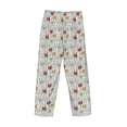 thumbnail image 3 of Lsque Funny Cat White Print Men's Pajama Pants, Lounge Pant - Comfortable Home Wear,Elastic Waistband, Stylish Design-Medium, 3 of 9