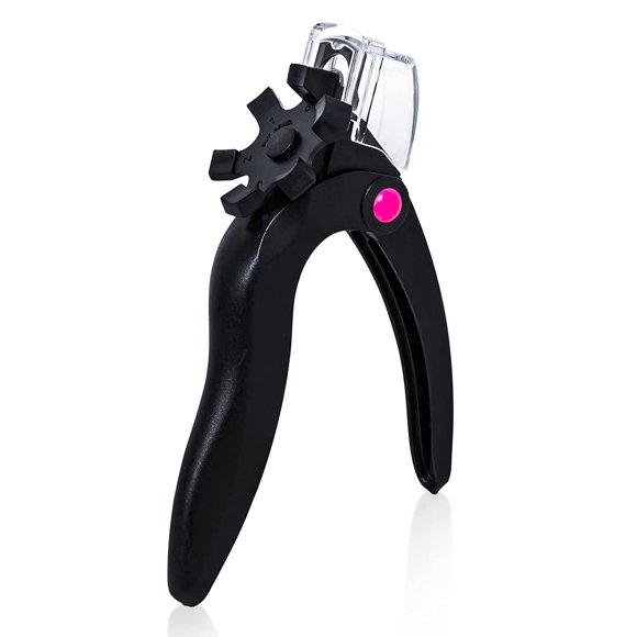 Nail Clipper,Black Adjustable Nail Tip Cutter False Nail Cutter Clip Tool Artificial Nails Trimmers for Nail Manicure Pedicure Black