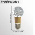 thumbnail image 2 of Bombilla LED E26, 5 W (Equivalente a 40 W), 500 Lm sin Regulable, Luz Cálida de 3000 K/luz Solar de 6000 K, Utilizada para Lámparas de Escritorio, Lámparas de Cristal y Lámparas de Araña., 2 of 7