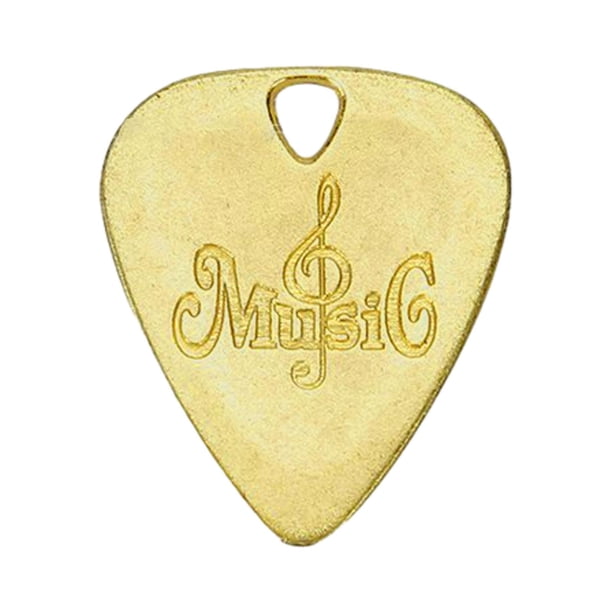 Accesorios de de guitarra de grosor de guitarra, selección de instrumentos musicales portátiles hechos a mano resistentes, Oro