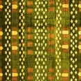 thumbnail image 1 of Ahgly Company Indoor Square Abstract Yellow Modern Area Rugs, 5' Square, 1 of 4