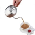 thumbnail image 2 of Hervidor de café pequeño de 20 oz, tetera de cuello de cisne de acero inoxidable 304, agua caliente por goteo para té, café Ormromra LH-1117, 2 of 3