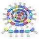 thumbnail image 5 of Double Clip Clips 240 Pieces Drawing Clips paper clips Metal Binder Clips Paper Clips Paper Clips, 5 of 5