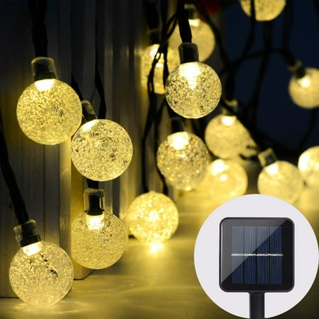 Baoant Solar String Lights Fairy 20ft 30 Led Crystal Ball Baoant Solar String Lights Fairy 20ft 30 Led Crystal Ball Starry Globe