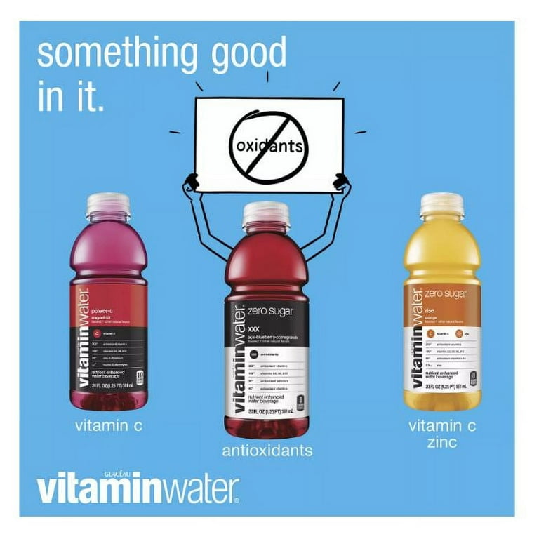 Glaceau Vitaminwater Zero Variety Pack, Nutrient Enhanced Water