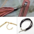 thumbnail image 5 of 50Pack Leather Cord End Caps, 3mm OD Column Barrel Terminators for Leather Bracelets Tassels, Rhodium Tone, 5 of 6