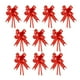 thumbnail image 1 of Bewildely 10 piezas de decoración de tirador de lazo embalaje festivo impreso flor tirada a mano boda Navidad vacaciones aniversario accesorio Kits de decoración para fiestas Corazón/Rojo, 1 of 6