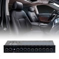 thumbnail image 2 of 2X 9 Band Equalizer High Performance 9 Equalization Bands 12V DC for Boat RV Car Metal with CD AUX Input  Chip Output, 2 of 5