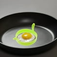 thumbnail image 2 of 4 moldes de silicona para huevos, antiadherentes, con doble asa, para cocinar huevos fritos., 2 of 7