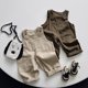 thumbnail image 4 of Monos de primavera para niños de 1 a 6 años, pantalones informales de Color sólido, pantalones sencillos de moda con tirantes para niños y niñas, ropa de otoño para bebés, 4 of 6
