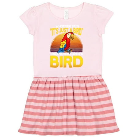 

Inktastic Parrot Funny Bird Lover Gift Gift Toddler Girl Dress