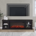 thumbnail image 2 of Real Flame Benjamin 81" Landscape Electric Fireplace TV Stand in Weathered Wood, 2 of 5